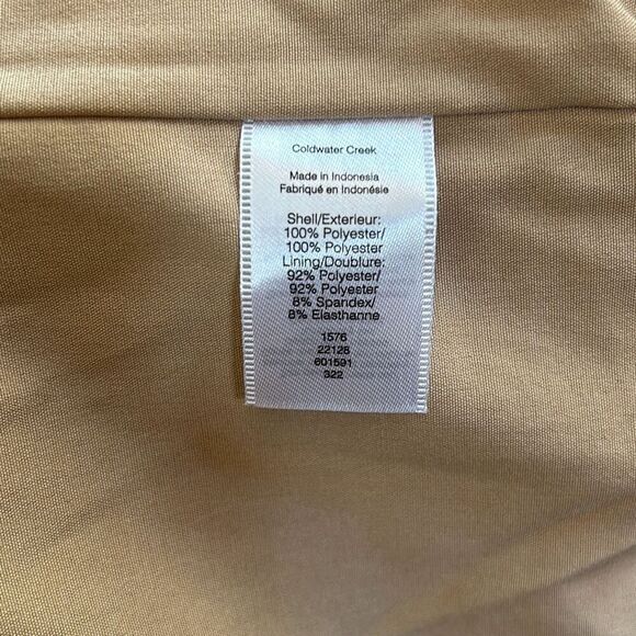 Coldwater Creek 2X Yellow Plaid Shacket Flannel Shirt Jacket Woman’s - Picture 8 of 8